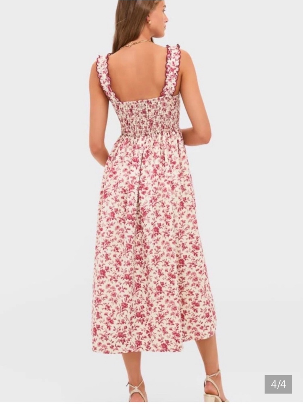 Tuckernuck Pomegranate Bloom Rolia Dress - Picture 3 of 3